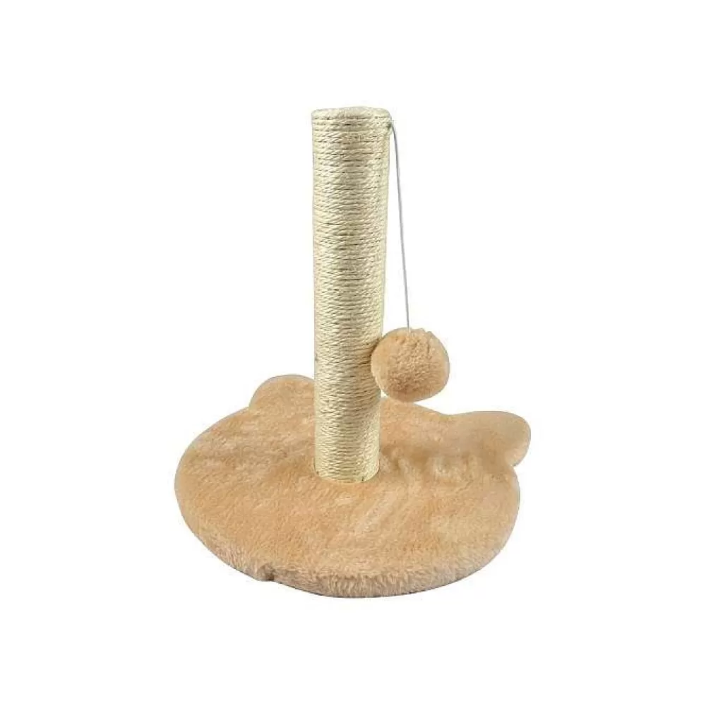 Jouets | * Arbre A Chaton Socle Tete De Chat Et Jouet 30X33Cm Ecru