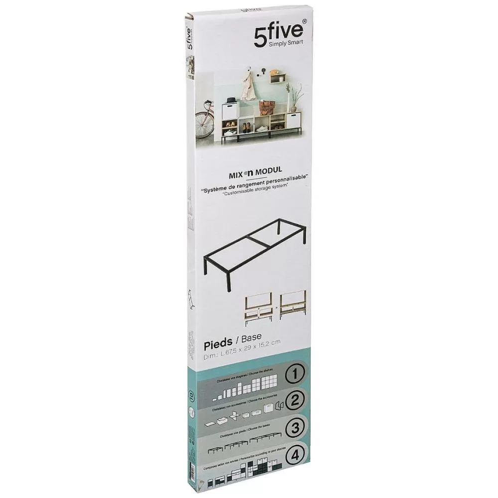Five Meubles Modulables>Base Metal Etagere Mix 66X31Cm