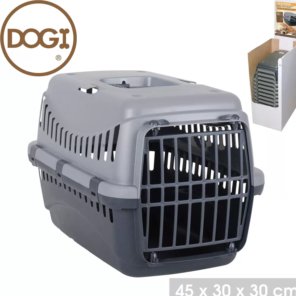 Couchage Et Transport | * Cage De Transport Gipsy Gris Clair Et Anthracite Dogi