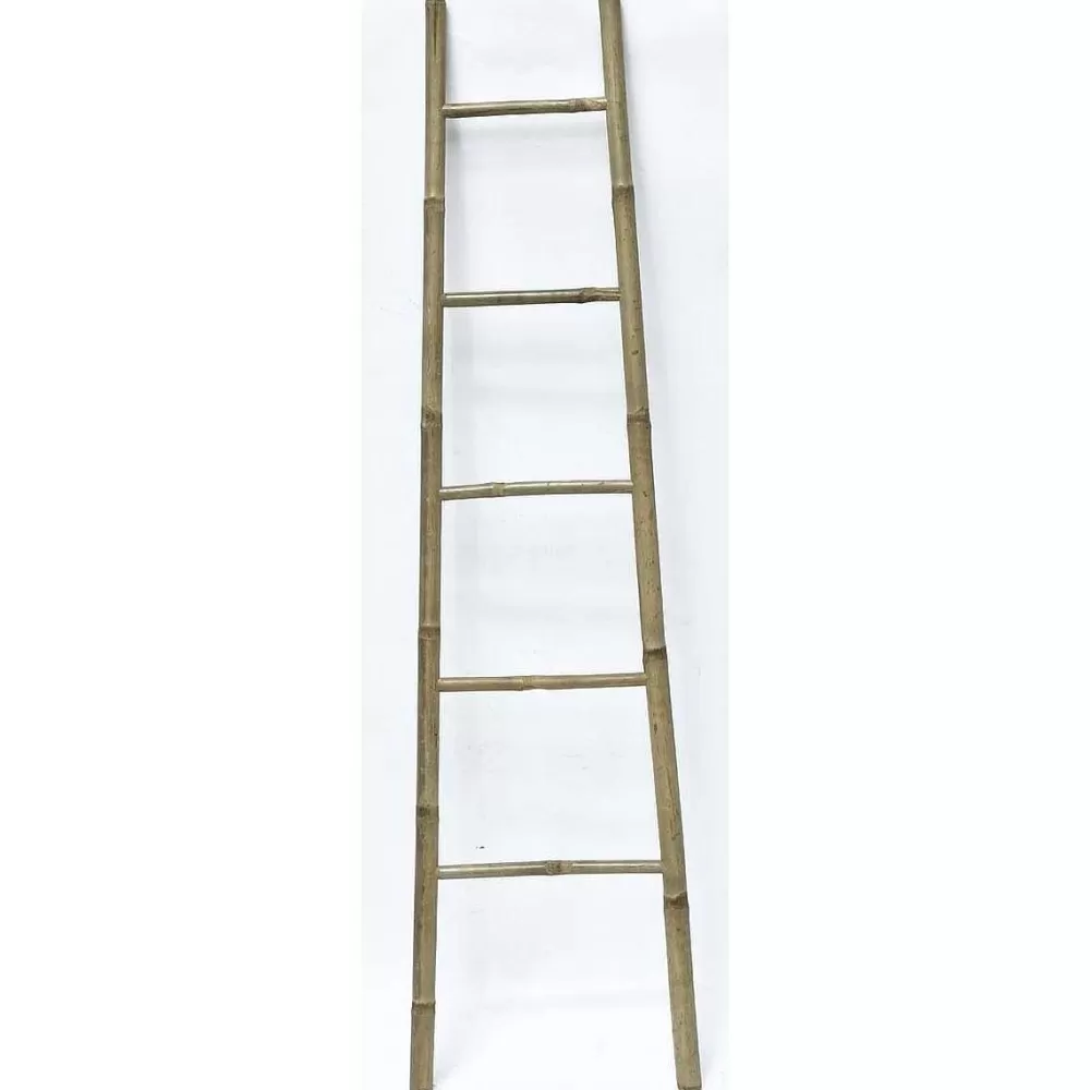 * Meubles Salle De Bain>Echelle Porte Serviettes Pm Evasee 5 Barreaux 100% Bambou Ba
