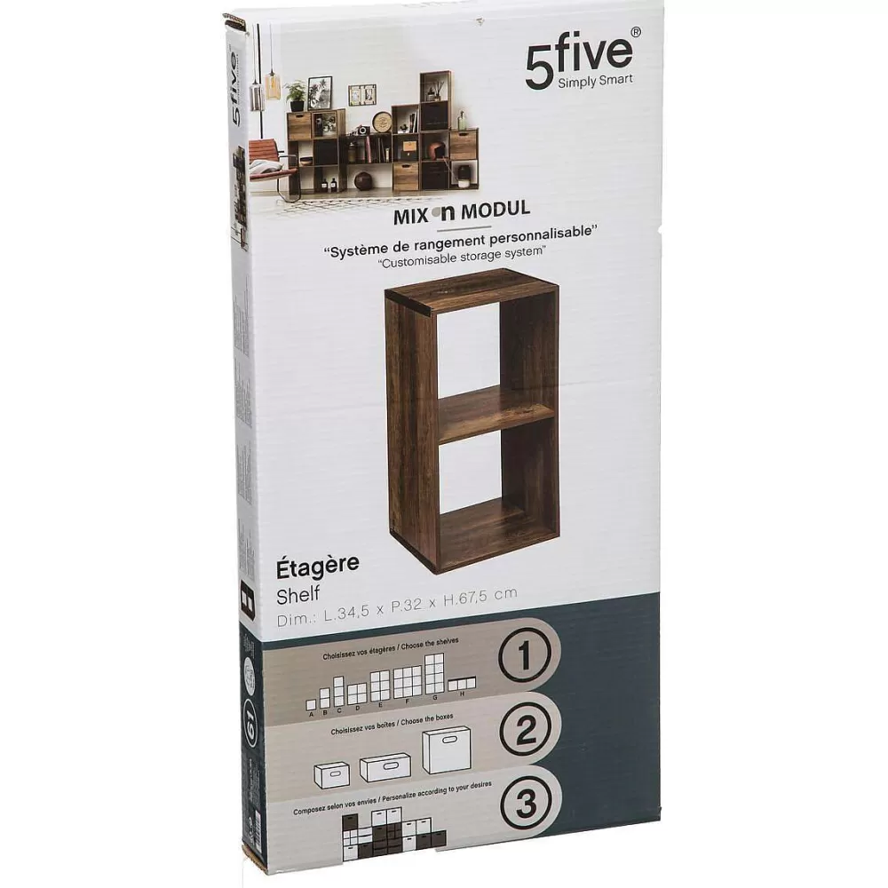 Mobiliers Modulables | * Etagere 2 Cases Mix Indus
