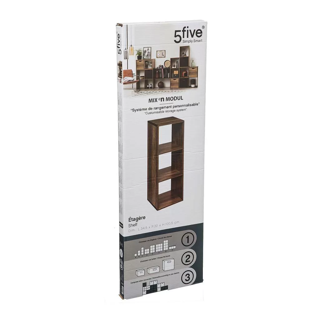 Mobiliers Modulables | * Etagere 3 Cases Mix Indus