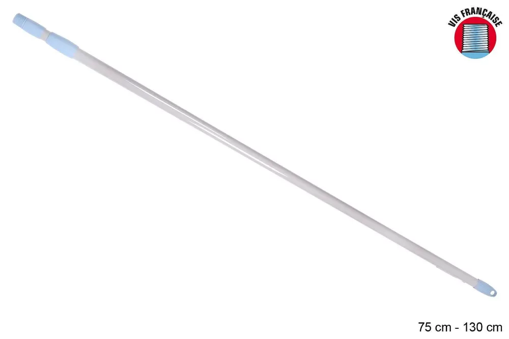 Menage | * Manche Metal Telescopique Bicolore 130Cm Vis Francaise