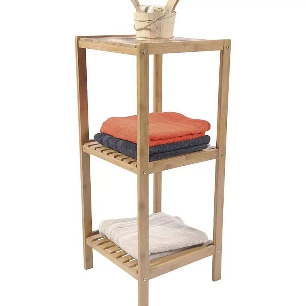 * Meubles Salle De Bain>Meuble 3 Étagères Bambou