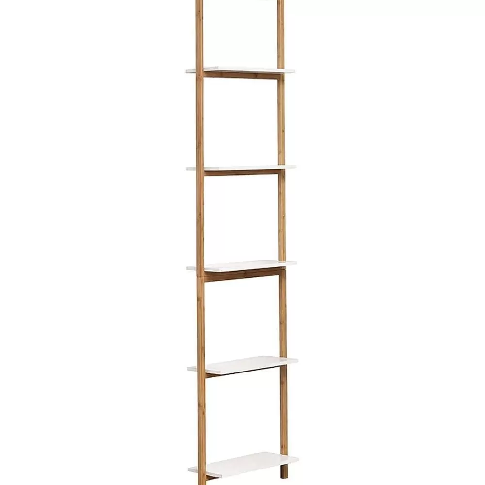 * Meubles Salle De Bain>Meuble A Fixer 5 Étagères Mdf Et Structure Bambou Nuovo