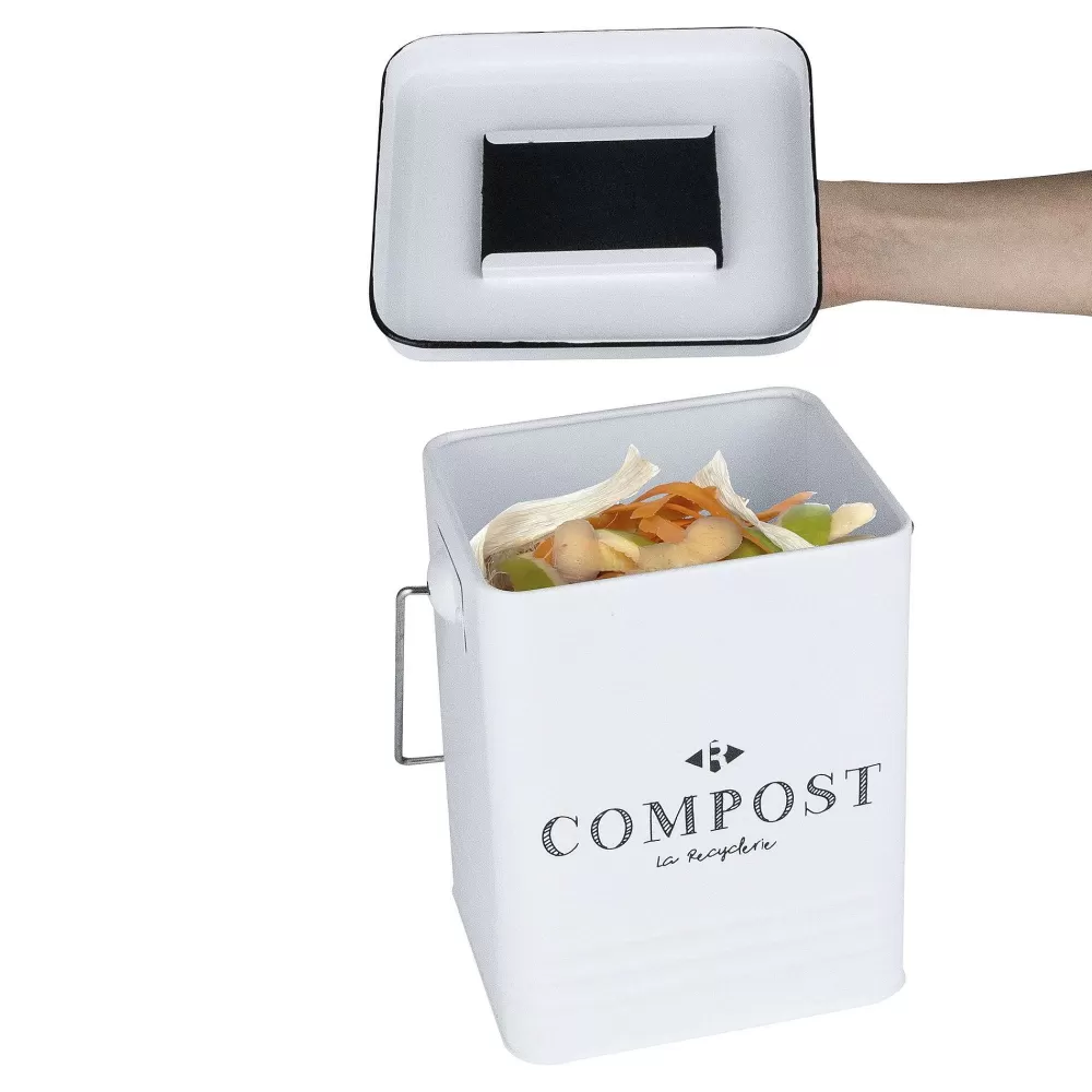 Poubelles | * Poubelle Compostage Metal 5L