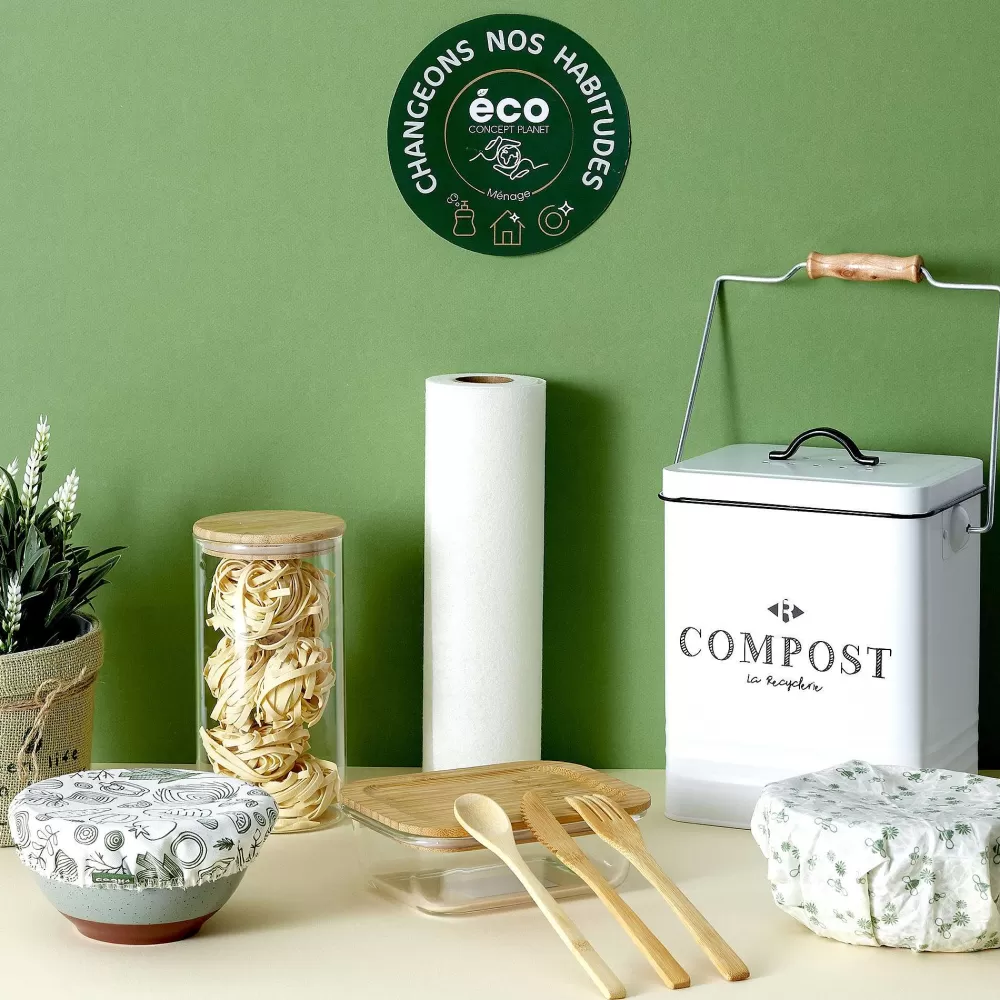 Poubelles | * Poubelle Compostage Metal 5L