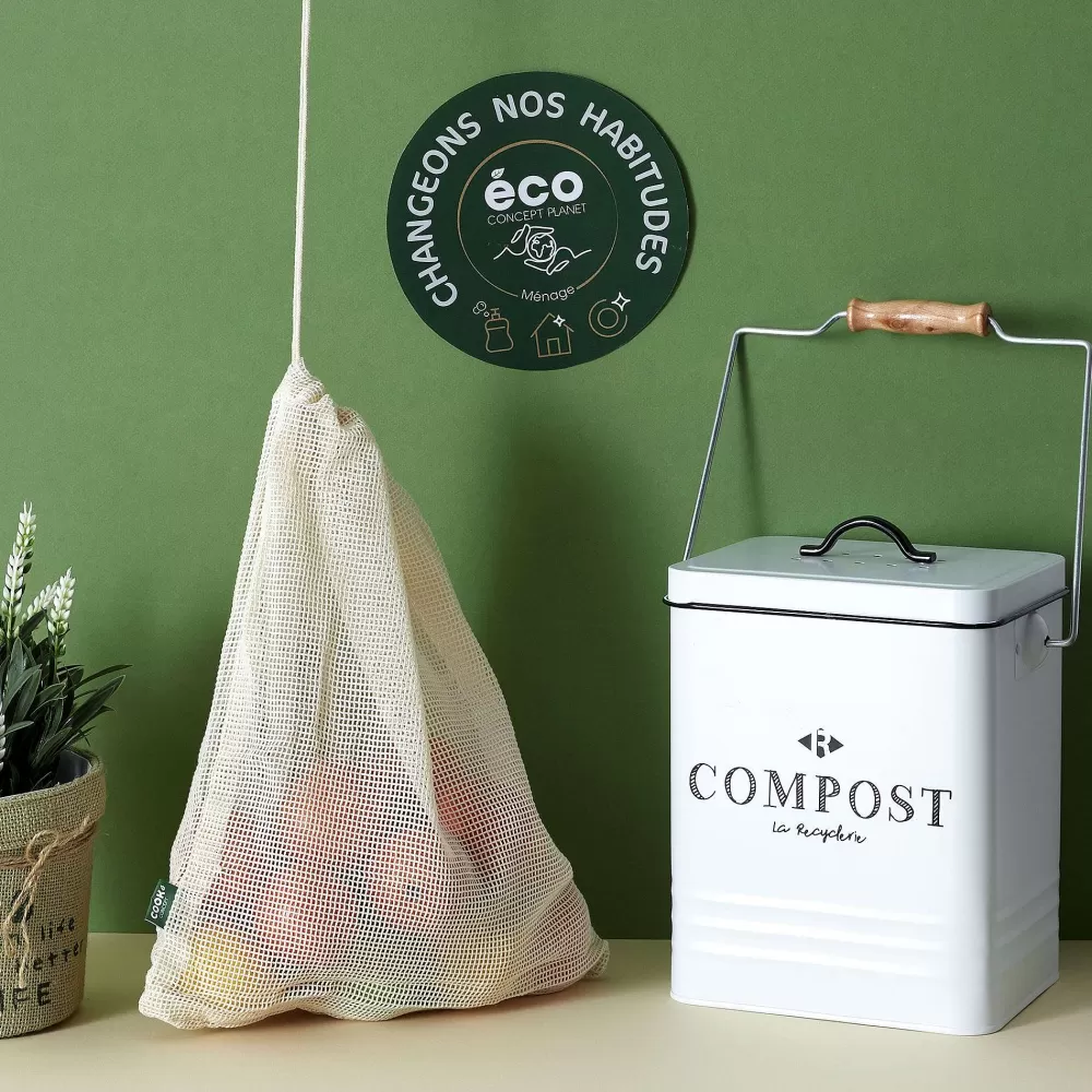 Poubelles | * Poubelle Compostage Metal 5L