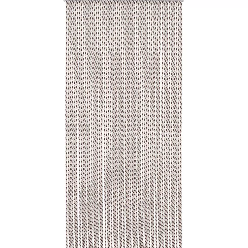 * Rideaux De Porte>Rideau De Porte Corde Tressee 90X200Cm Beige Marron Ecru
