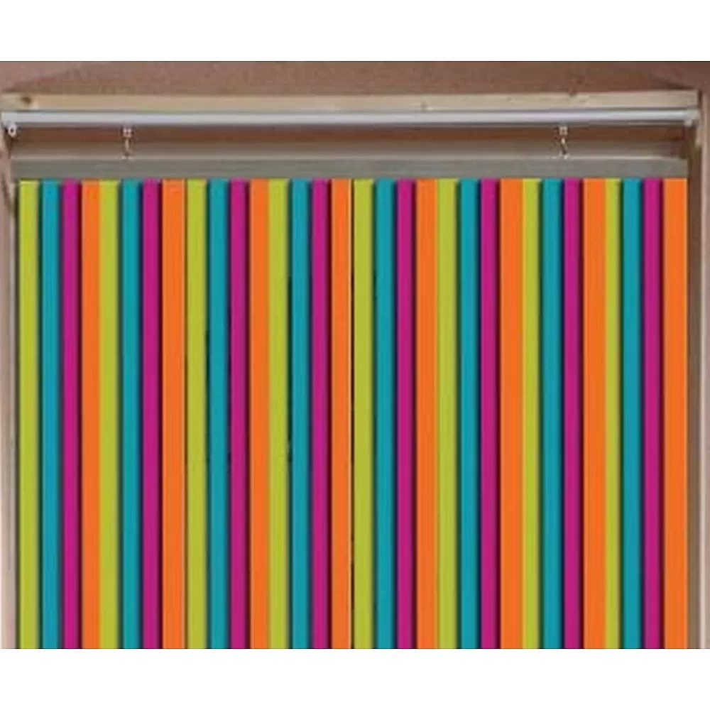 * Rideaux De Porte>Rideau De Porte Lanieres Plastique 90 X 220 Cm Multicolore