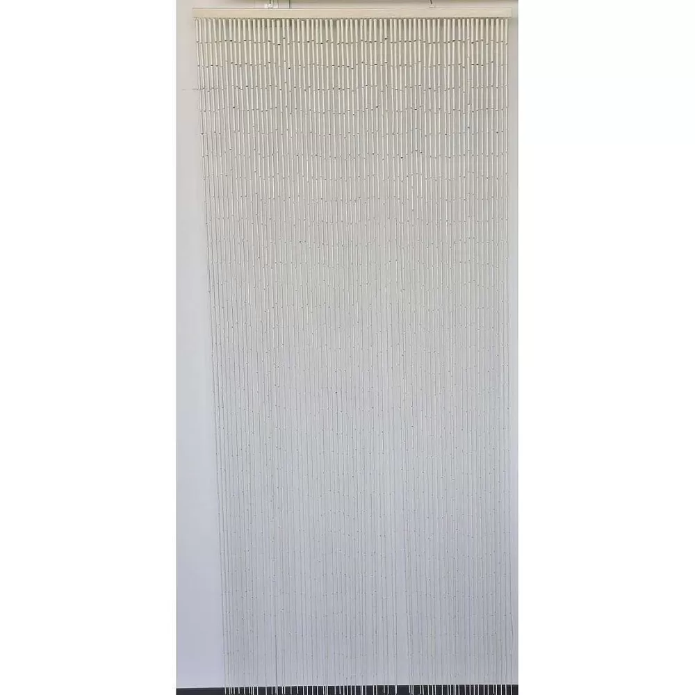 * Rideaux De Porte>Rideau De Porte Stick Bambou 90 X 200 Cm Blanc