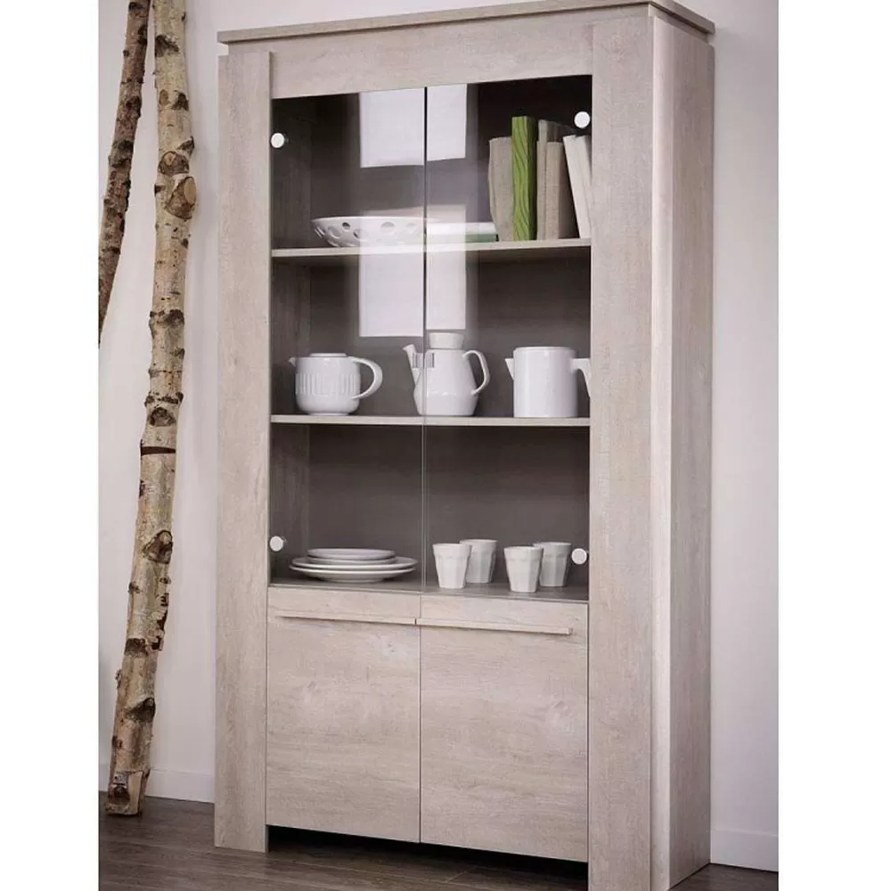 * Vitrines>Segur Vitrine 2 Portes Et 2 Portes Vitrees Chene