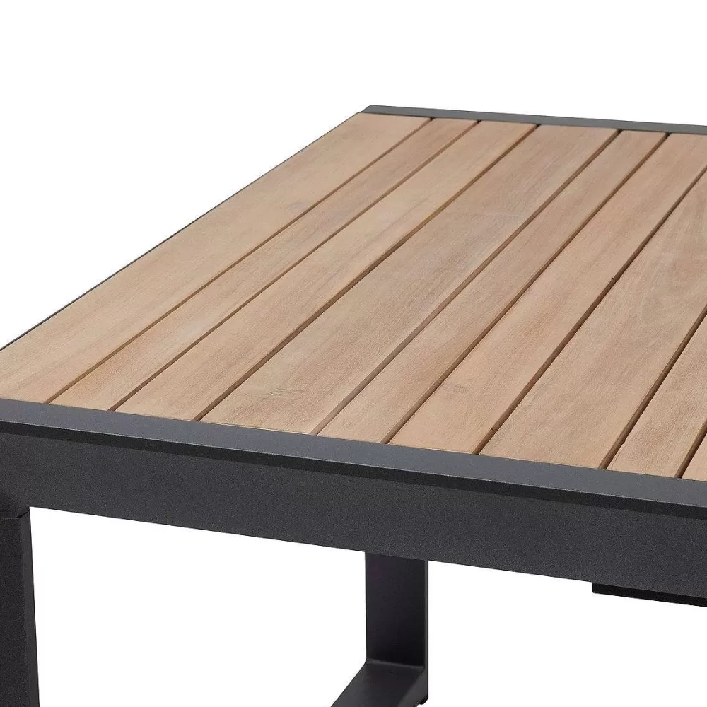 * Tables De Jardin>Table Corvo Extensible Acacia Aluminium 12 Places