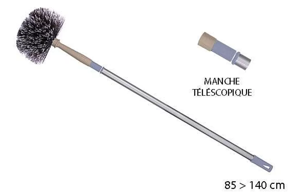 Menage | * Tete Loup Avec Manche Bicolore Grege Bleu